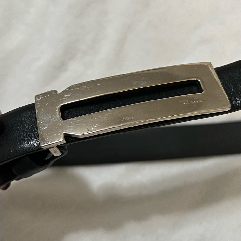Pre own Salvatore Ferragamo belt size S Black